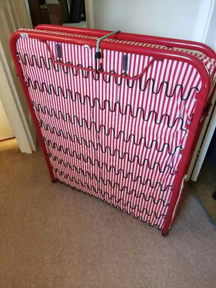 Photo of free Camp bed, spare bed. Metal frame. (The Folly BN7) #1