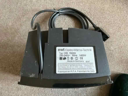 Photo of free Compact Fan Heater 1500watt (Walker) #3