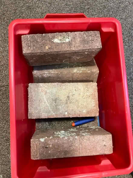 Photo of free Box of 6 block paving bricks (Teddington TW11) #1