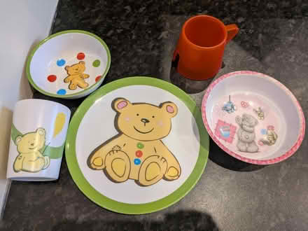 Photo of free Kids plastic tableware (M33) #1