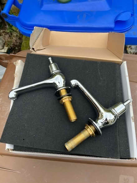 Photo of free Pair of Basin Taps (Ellastone DE6) #1
