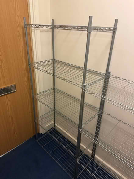 Photo of free Storage shelves 4 tier, and 3 tier (Bushey WD23) #1