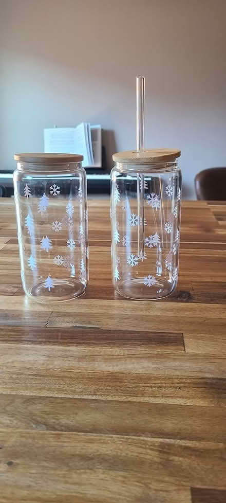 Photo of free 2 glass tumblers (Mavis and burnhamthorpe) #1