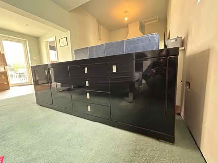 Photo of free Black gloss sideboard (Nr24 2np) #1