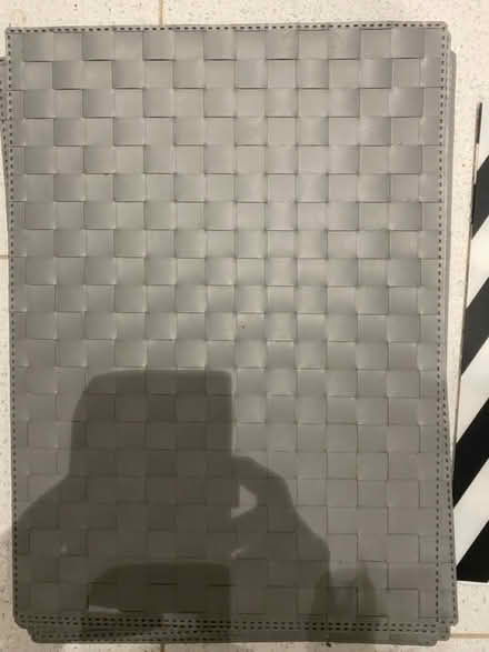Photo of free Place mats 7 grey 8 zebra stripe (Canterbury) #2