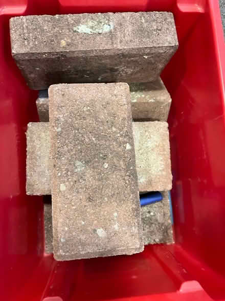 Photo of free Box of 6 block paving bricks (Teddington TW11) #2