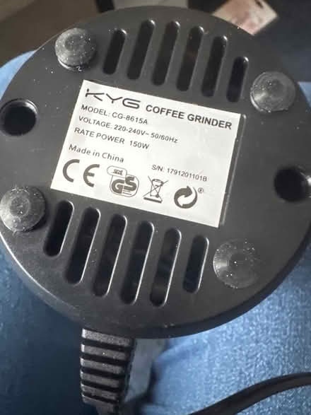 Photo of free New electric coffee ginder (Finsbury Park N4) #1