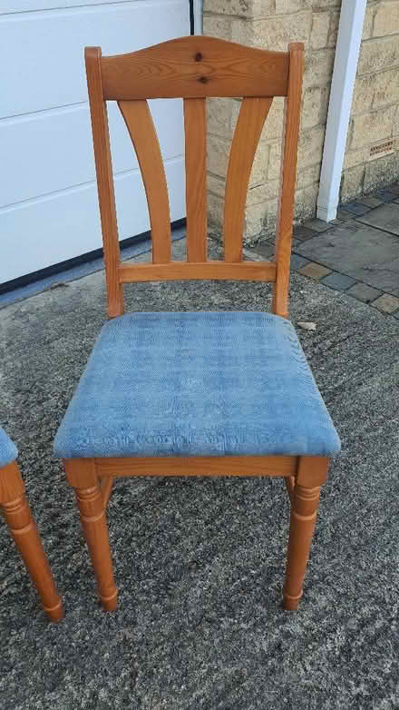 Photo of free Four pine dining chairs (West Oxfordshire OX28) #1