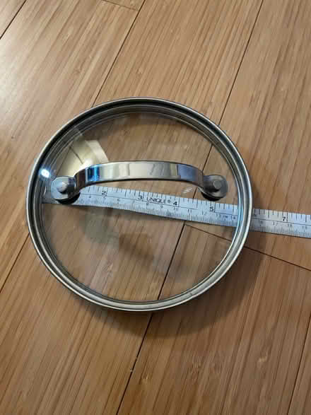 Photo of free 3 glass saucepan lids (Dufferin & Eglinton) #1
