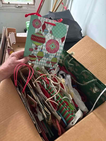 Photo of free Xmas gift bags (59 Larchwood Dr Cambridge MA) #1
