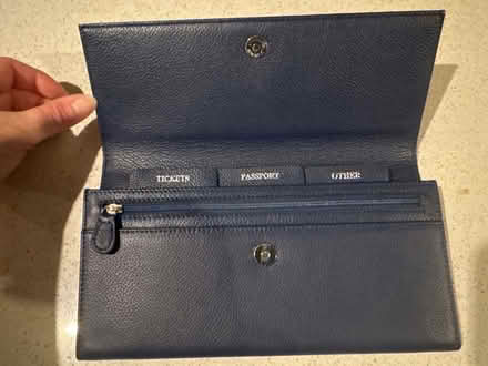 Photo of free Blue travel document wallet (Coalpit Heath BS36) #2