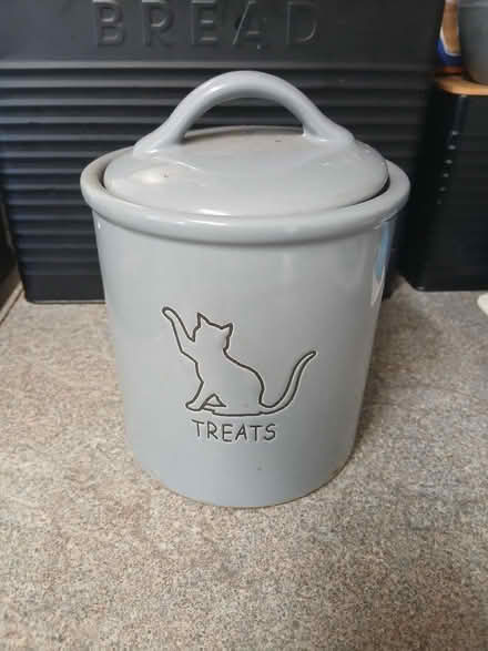Photo of free Cat treat jar (Canford Heath, BH17 8) #1