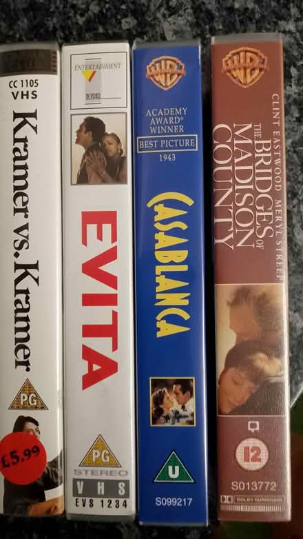 Photo of free VHS tapes (Billericay CM12) #1