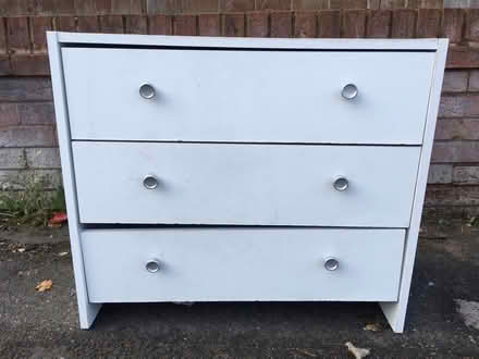 Photo of free White 3 Draw Child Size Furniture (Liverpool L6) #4