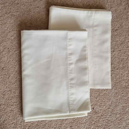 Photo of free 2 ivory pillowcases (CB4 3) #1