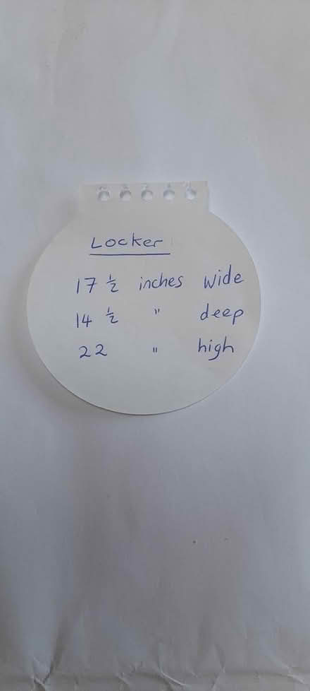 Photo of free Locker (Gorey, Co. Wexford) #4