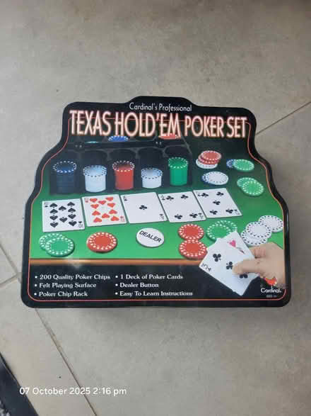 Photo of free Poker Set, New (ST7 4L, Mow Cop) #1