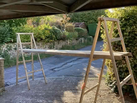 Photo of free DecoratorsTrestles&slattedBoard (Sharpstone) #1