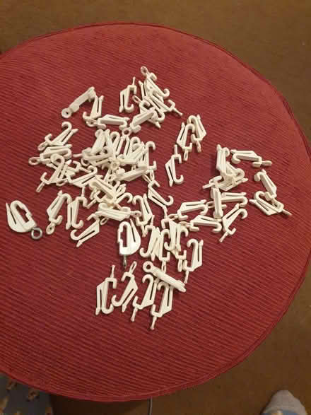 Photo of free Curtain hooks for slide rail (Lexden CO3) #1