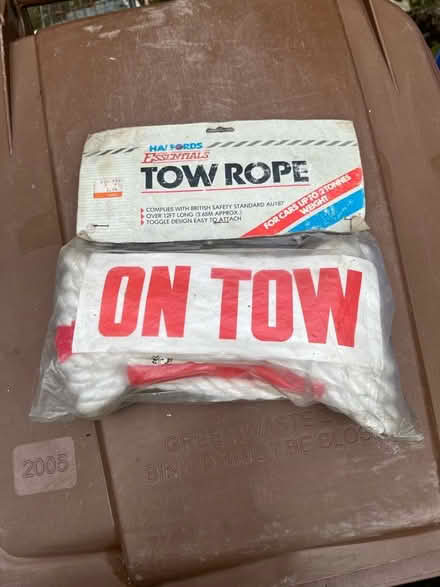 Photo of free Tow Rope (Ellastone DE6) #1