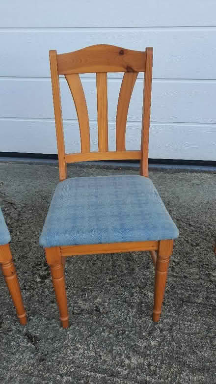 Photo of free Four pine dining chairs (West Oxfordshire OX28) #3