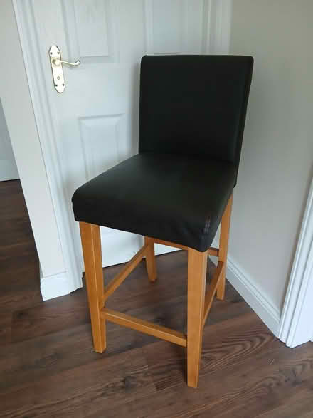Photo of free Leather bar stool (Dilham) #1