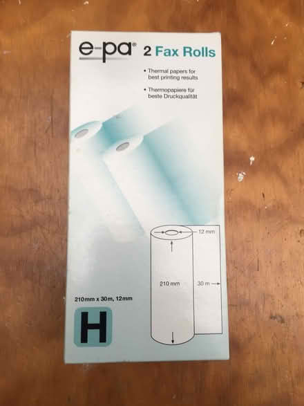 Photo of free Fax roll 210 mm wide (OX3) #1