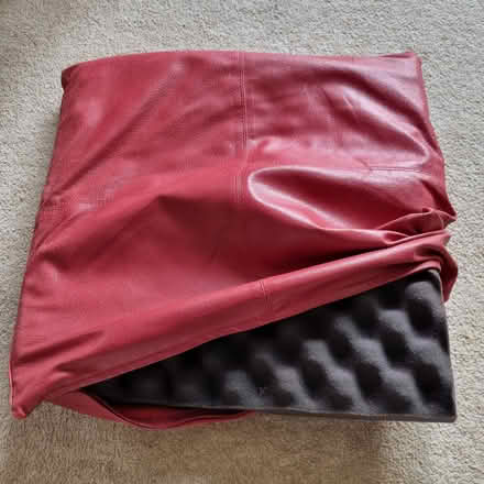 Photo of free Leather cushion /dimple foam inner (CB4 3) #1