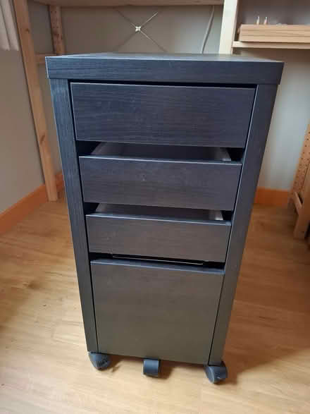 Photo of free Black IKEA MICKE 4-drawer unit (Blairgowrie PH10) #3