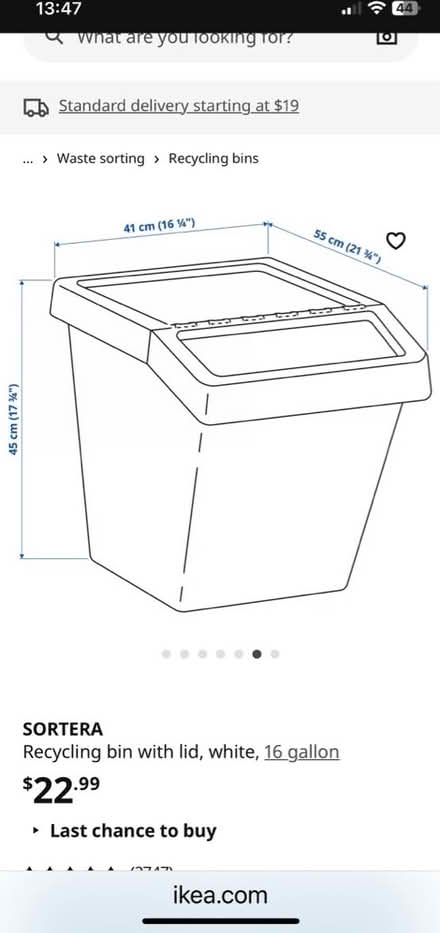 Photo of free 2 Recycling bins/Storage boxes (KT10 esher) #2