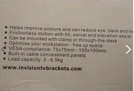 Photo of free Monitor Arm new boxed (Dublin central) #3