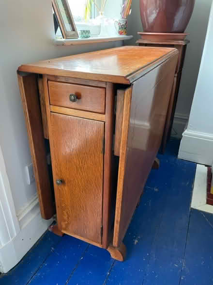 Photo of free Drop leaf table 150cm x 92cm (Heaton Chapel SK4) #2