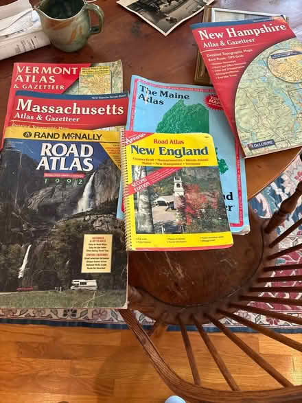 Photo of free New England road atlases (59 Larchwood Dr Cambridge MA) #1