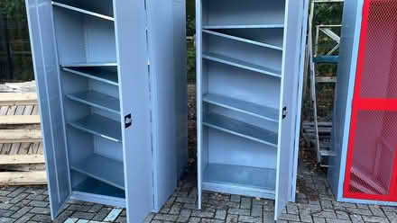 Photo of free Office/metal cupboard with shelves (Bursledon SO31) #2