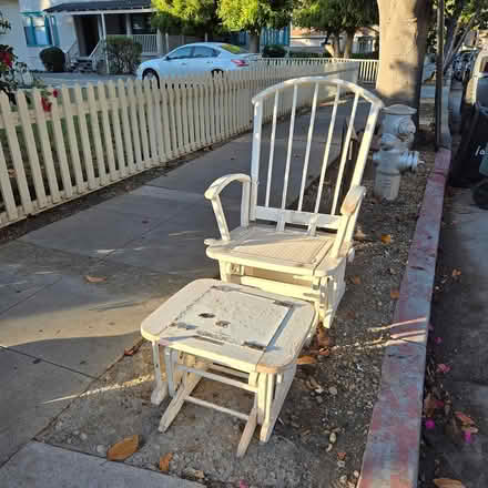 Photo of free Rocking Chair & Footstool (94041) #1