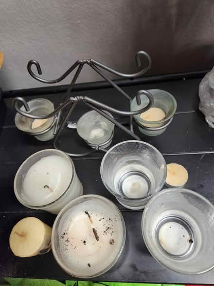 Photo of free Used candles with candleholder (New york city) #1