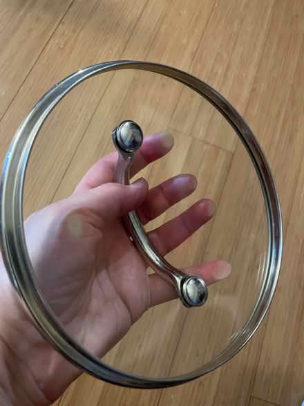 Photo of free 3 glass saucepan lids (Dufferin & Eglinton) #4