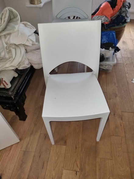 Photo of free White Table and 4 chairs (NW2) #4