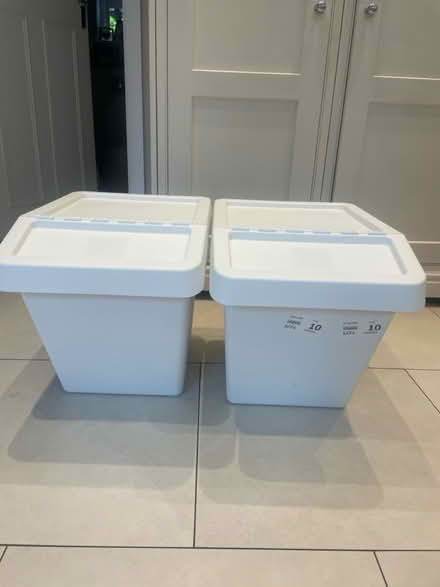 Photo of free 2 Recycling bins/Storage boxes (KT10 esher) #3