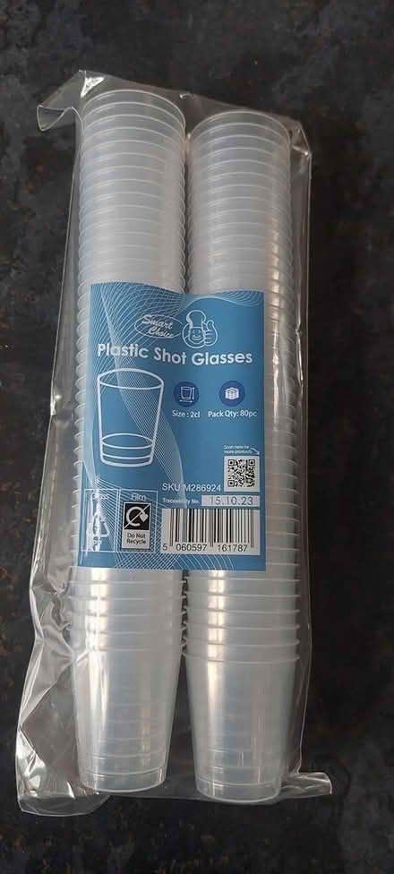 Photo of free 7.5 pkts of 80 Shot Glasses (Horsham) #1