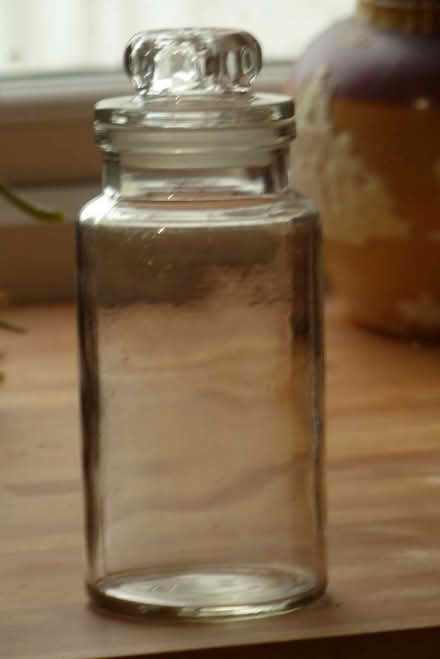 Photo of free Three small glass storage jars (St Buryan TR19) #1