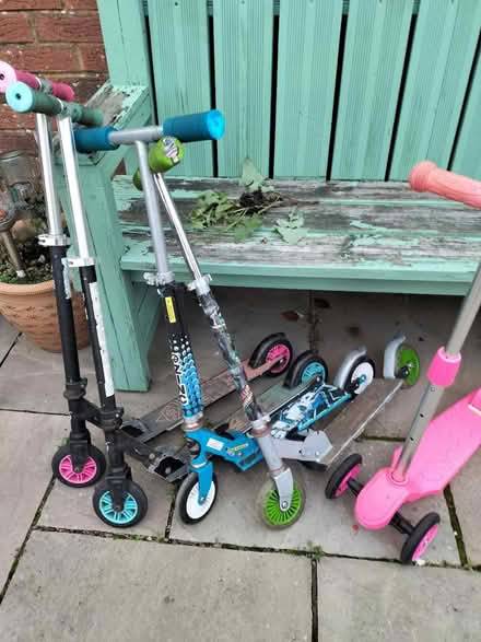 Photo of free 5 x Youngsters Scooters 6 to 13yrs (Waterlooville PO7) #1