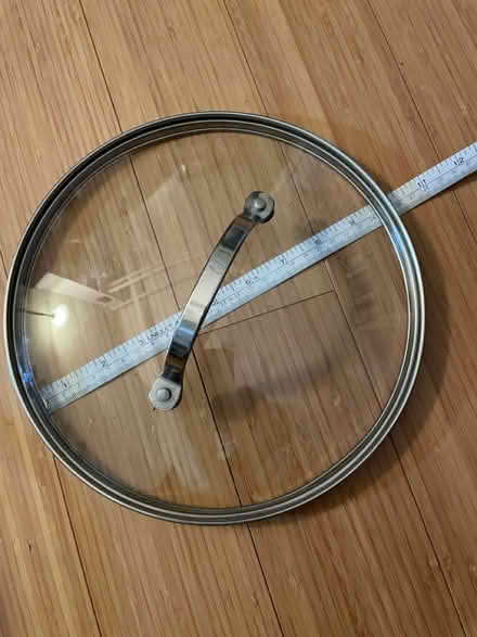 Photo of free 3 glass saucepan lids (Dufferin & Eglinton) #3