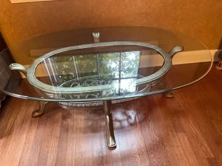 Photo of free Beautiful heavy glass table (Chevy Chase DC) #1