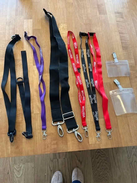 Photo of free Collection of lanyards / straps (Woodley RG6) #1