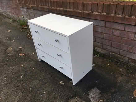 Photo of free White 3 Draw Child Size Furniture (Liverpool L6) #1