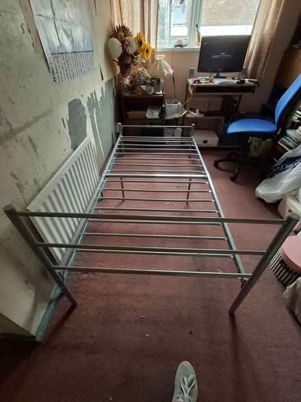 Photo of free Sturdy metal bed frame (BR5) #2