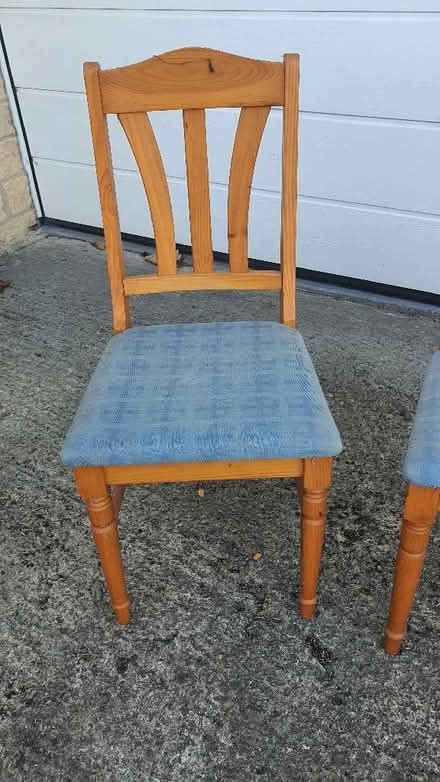Photo of free Four pine dining chairs (West Oxfordshire OX28) #4