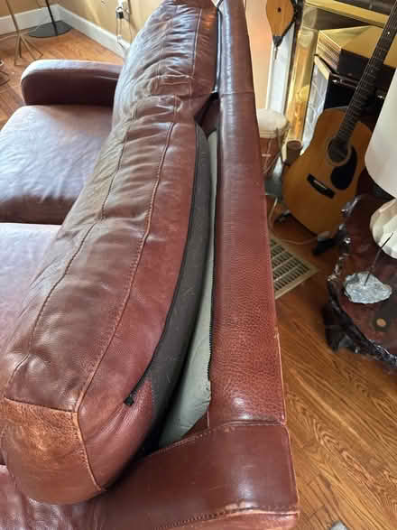 Photo of free Leather sleep sofa (Grove road natick) #4