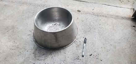 Photo of free Large dog bowl Pickup pending (Leesville Rd) #1